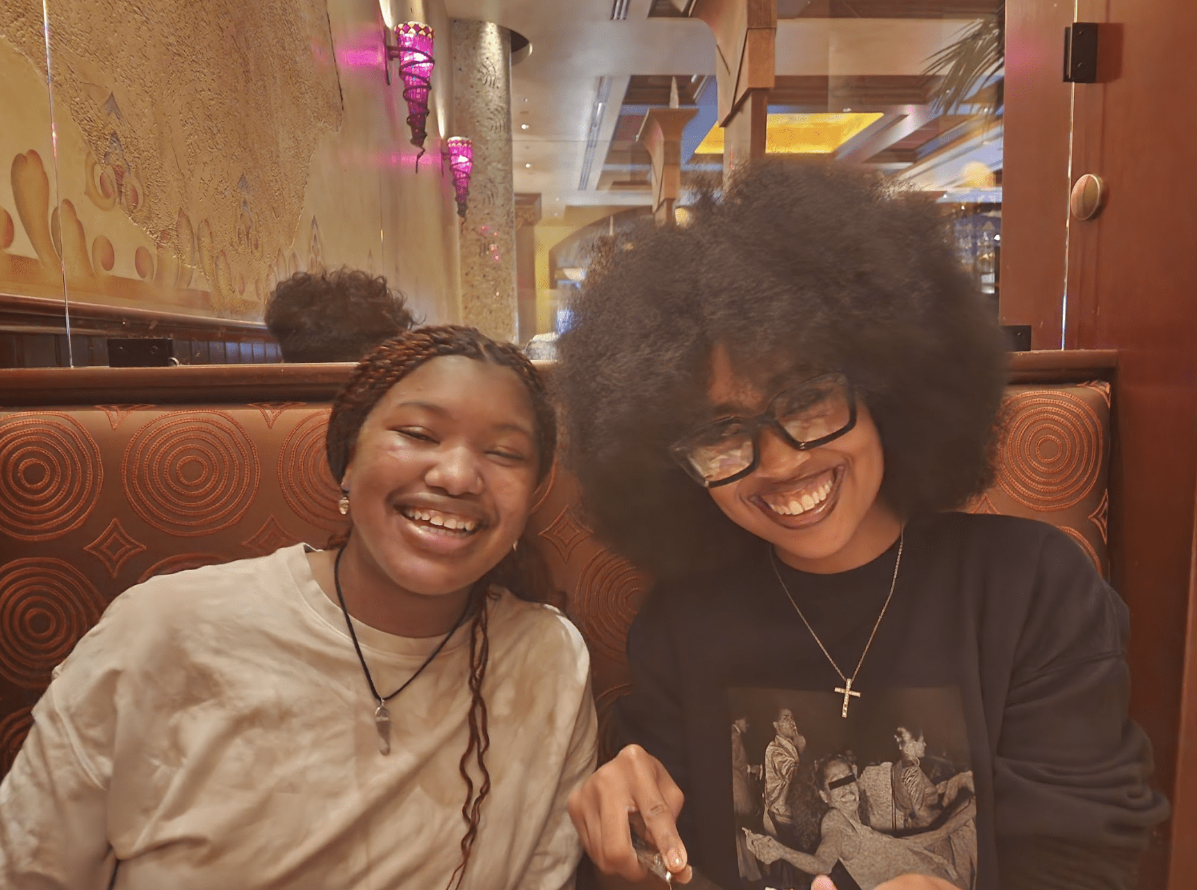 Two smiling Black girls